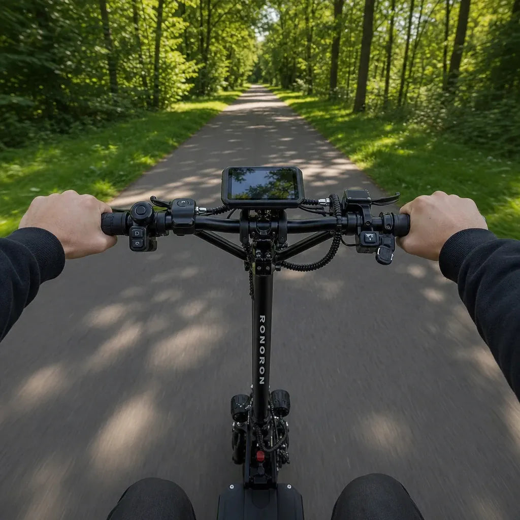 Veltrix-Bike Trottinette Électrique Pliable Longue Autonomie Double