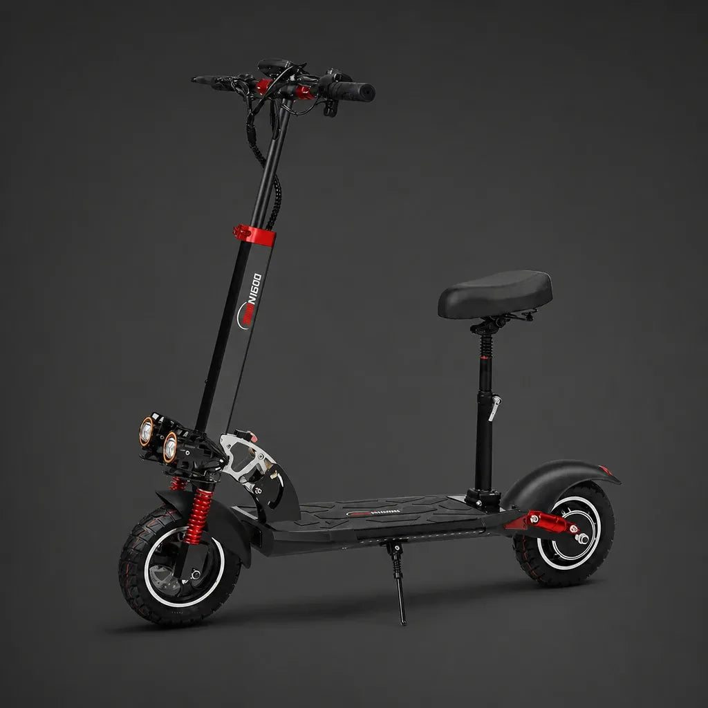 Veltrix-Bike Trottinette Electrique Pliable Tout Terrain Selle Amovible