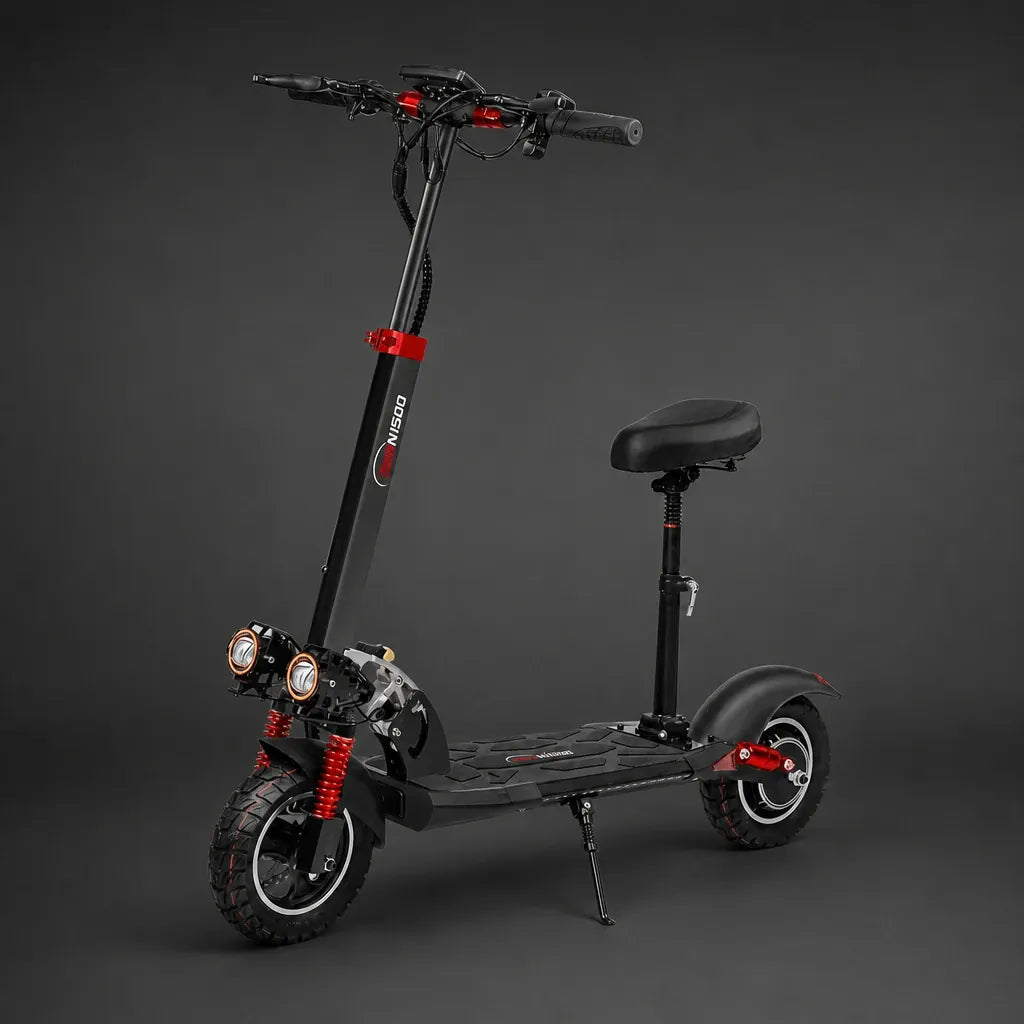 Veltrix-Bike Trottinette Electrique Pliable Tout Terrain Selle Amovible