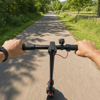 Veltrix-Bike Trottinette Électrique Pliante Noir Et Rouge Pliable