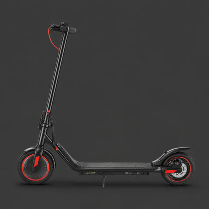 Veltrix-Bike Trottinette Électrique Pliante Noir Et Rouge Pliable