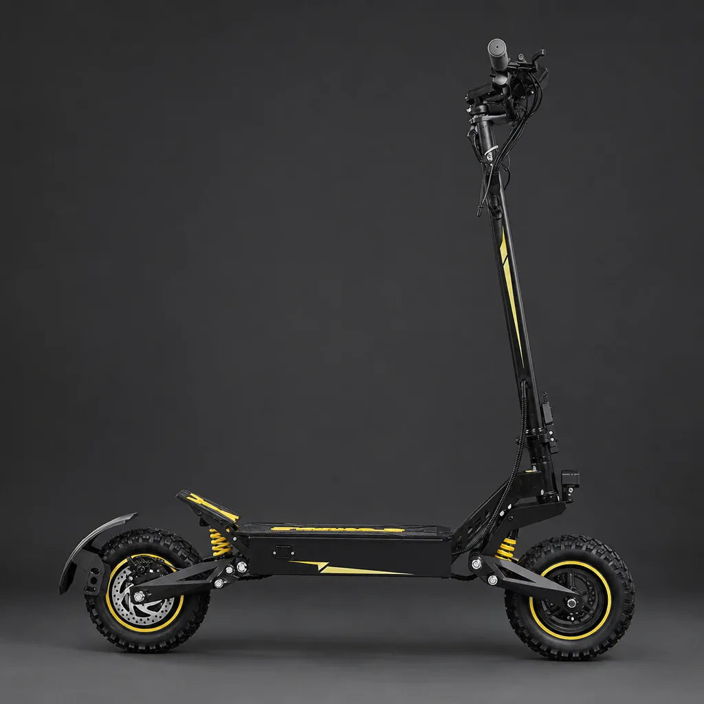 Veltrix-Bike Trottinette Électrique Rapide Noir Et Jaune