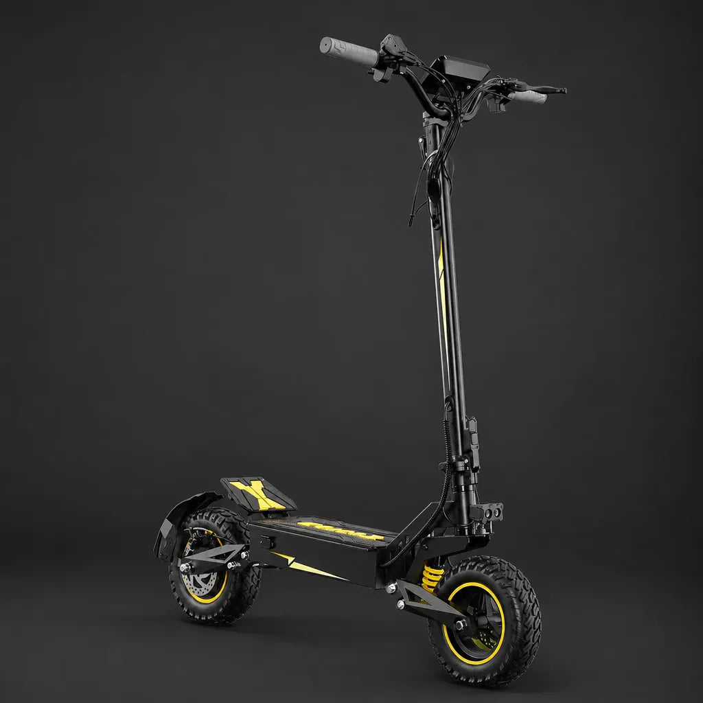 Veltrix-Bike Trottinette Électrique Rapide Noir Et Jaune