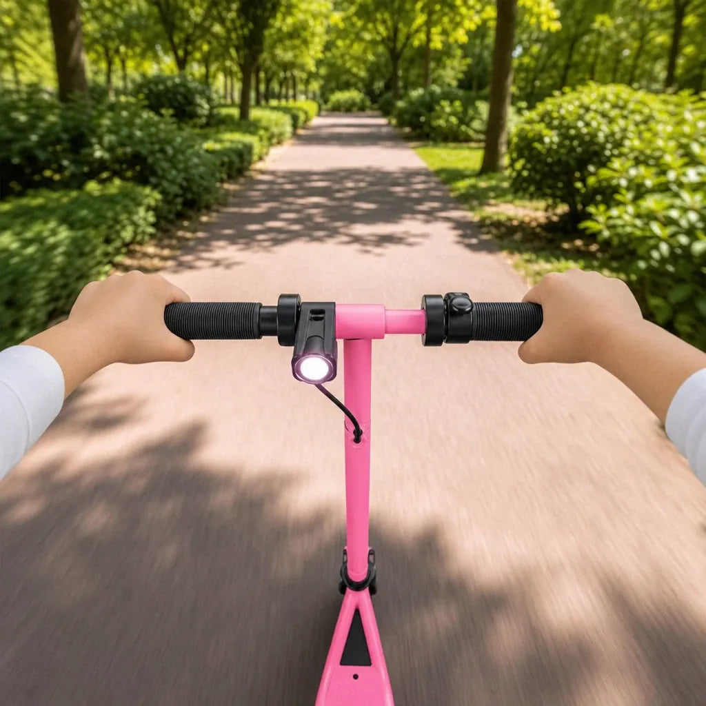 Veltrix-Bike Trottinette Électrique Rose Pour Enfant