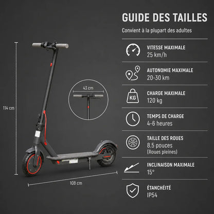 Veltrix-Bike Trottinette Electrique Roues Pleines 8.5 Pouces Pliable