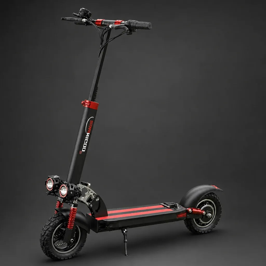 Veltrix-Bike Trottinette Électrique Tout-Terrain Pliable 10 Pouces