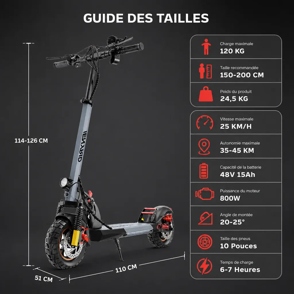 Veltrix-Bike Trottinette Électrique Urbaine Puissante Pliable Gris