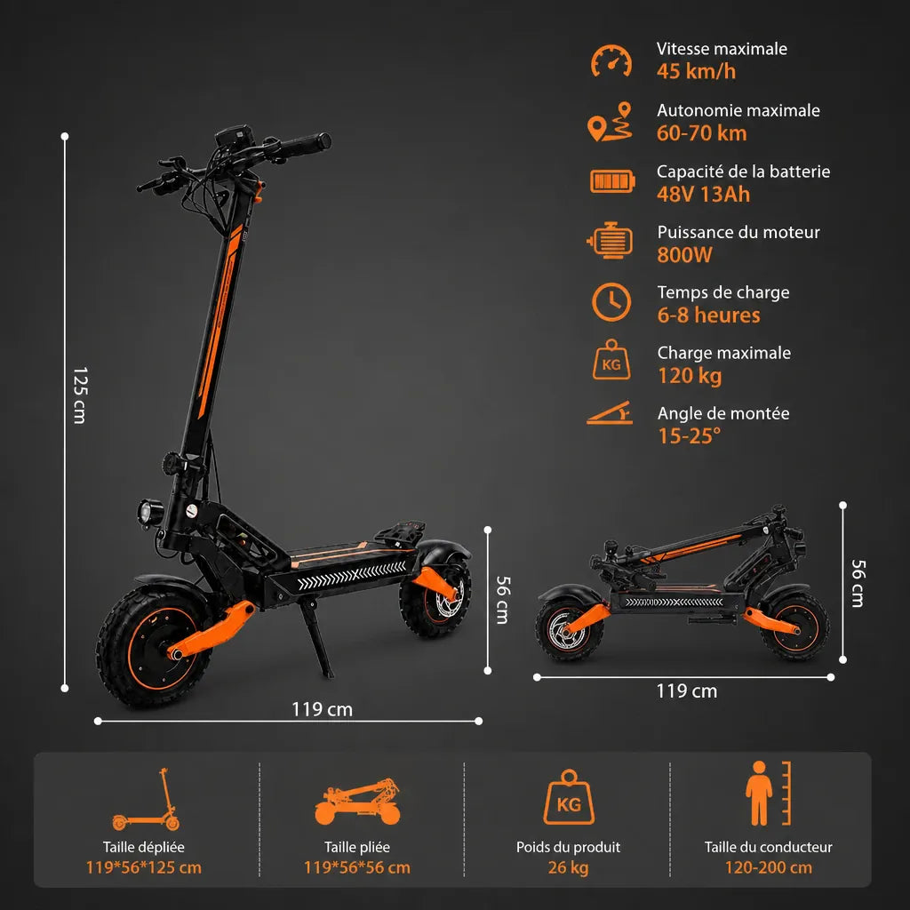Veltrix-Bike Trottinettes Électrique Tout Terrain Pliable