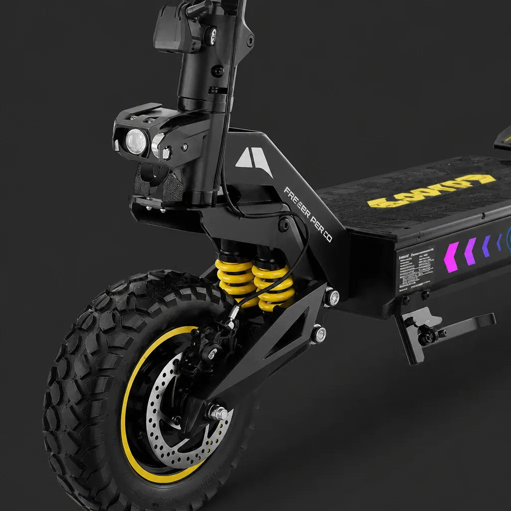 Veltrix-Bike Trottinettes Électriques Grosses Roues Tout-Terrain Double