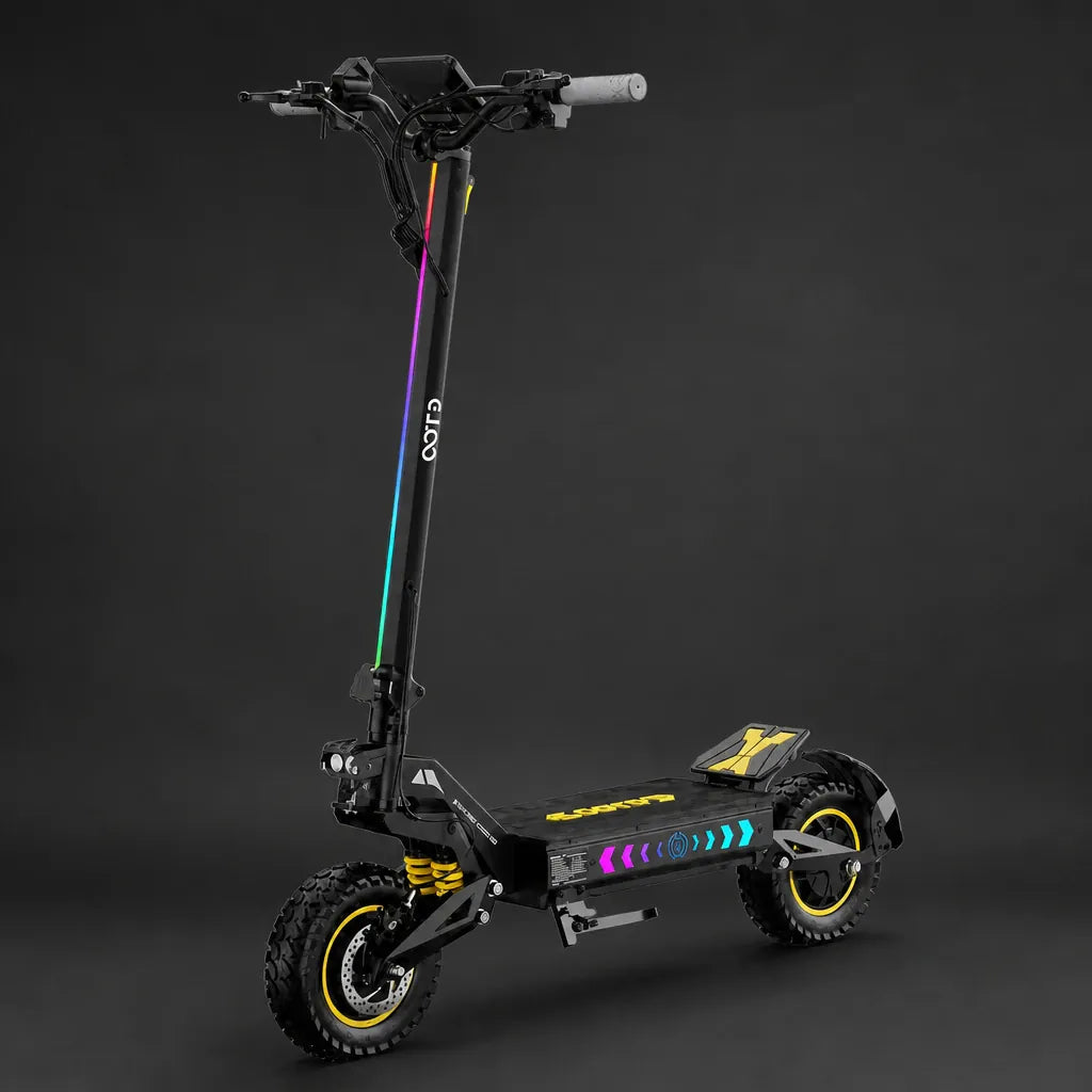 Veltrix-Bike Trottinettes Électriques Grosses Roues Tout-Terrain Double