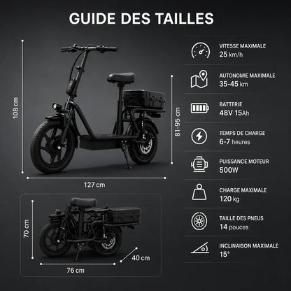 Veltrix-Bike Trottinettes Électriques Pour Adultes Pliable Selle Amovible