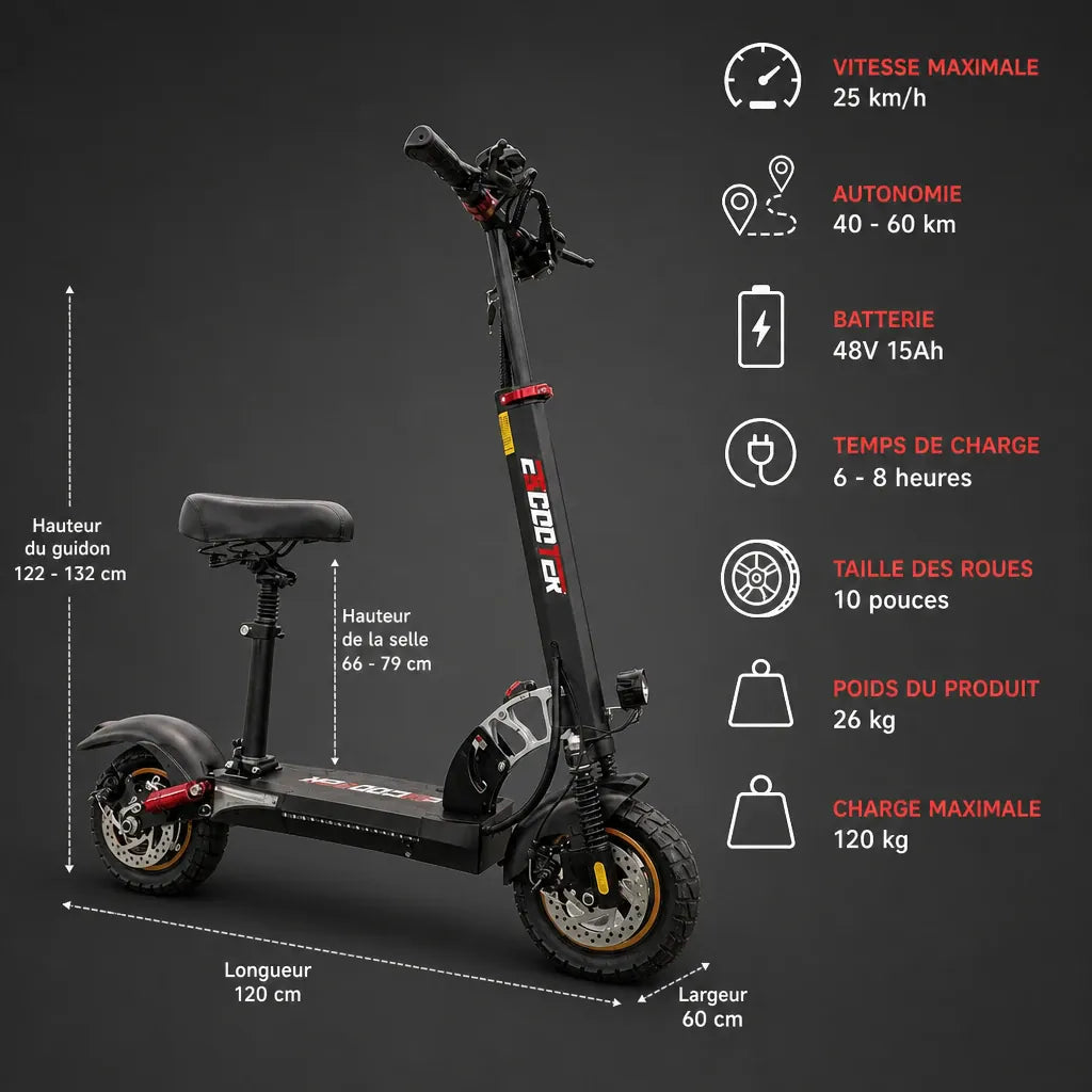Veltrix-Bike Trottinettes Tout Terrain Avec Siège