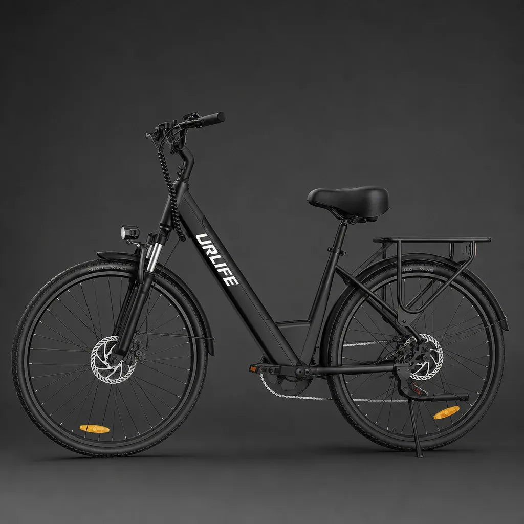 Veltrix-Bike Vélo De Ville Électrique Batterie Amovible Acier Au Carbone