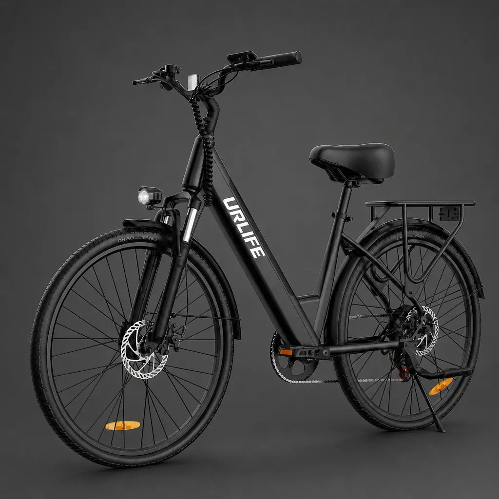 Veltrix-Bike Vélo De Ville Électrique Batterie Amovible Acier Au Carbone