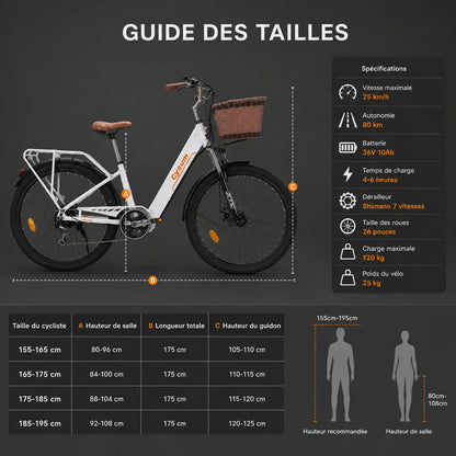 Veltrix-Bike Vélo De Ville Homme Cadre Bas Acier Au Carbone