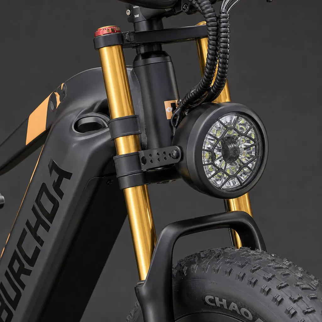 Veltrix-Bike Vélo Électrique Fat Tire 26 Pouces Double Moteur Pneus