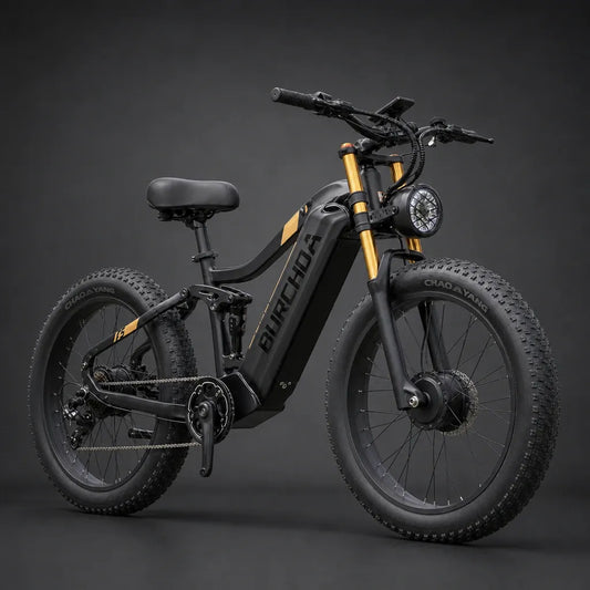 Veltrix-Bike Vélo Électrique Fat Tire 26 Pouces Double Moteur Pneus