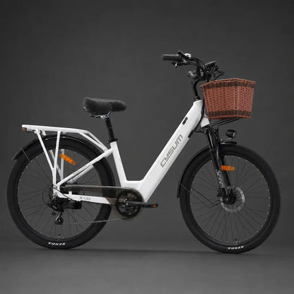 Veltrix-Bike Velo Electrique Femme De Ville Cadre Bas