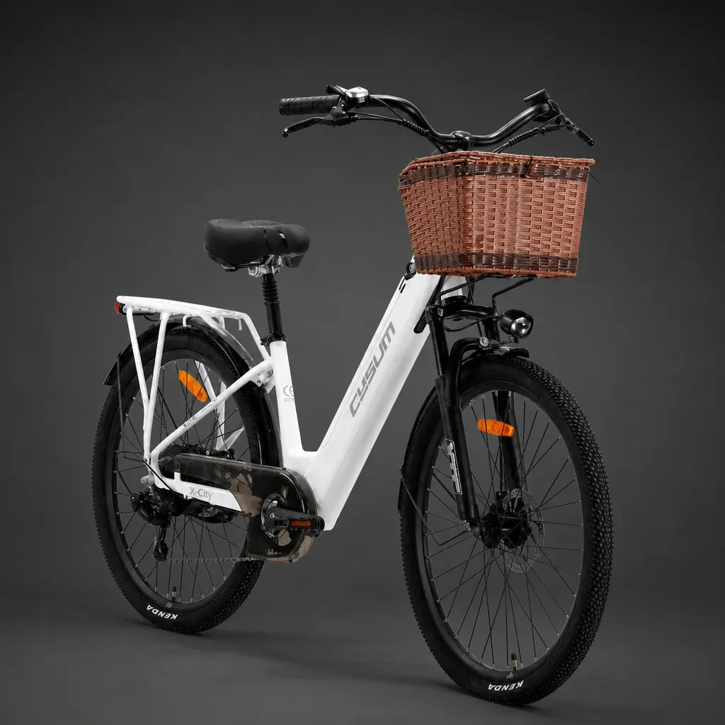 Veltrix-Bike Velo Electrique Femme De Ville Cadre Bas