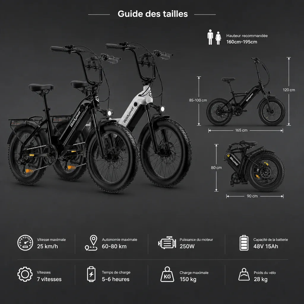 Veltrix-Bike Vélo Électrique Gros Pneus 20