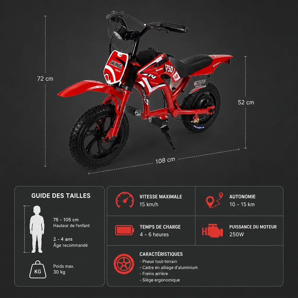 Veltrix-Bike Vélos Alliage D'Aluminium Pour Enfants Rouge